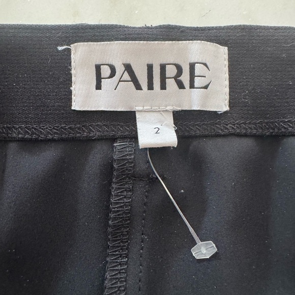 Paire- Black Farrah Highwaisted  Bow Tie Flare Pants - Picture 4 of 5